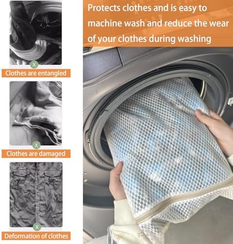 2Pcs Durable Honeycomb Mesh Laundry Bags - Image 4