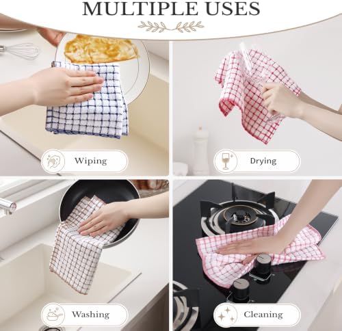 Homaxy 12 Pack Terry Kitchen Dish Cloths - Image 5