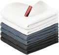 Nialnant 6 Pack Kitchen Towels, 100% Cotton, 12x12 Inches by Nialnant