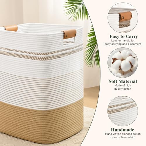 Laundry Hamper, 85L Tall Laundry Basket - Image 6