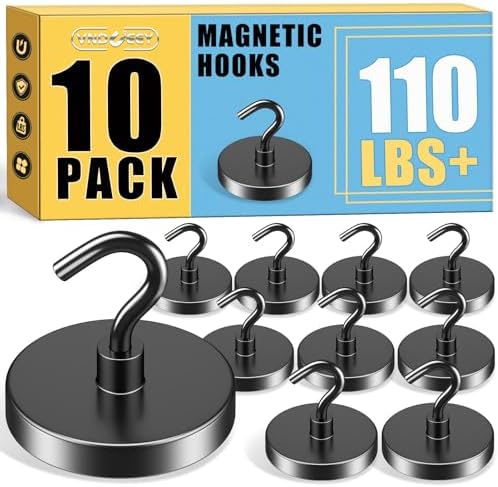 VNDUEEY Cruise Magnetic Hooks, 110 Lbs Heavy Duty Earth Magnets by VNDUEEY