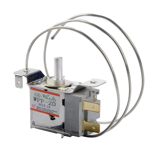 RUIAN Mini Fridge Thermostat, 2 Pin Fridge Freezer Thermostat Refrigerator Cold Temperature Control Universal WPF-20（Freezer Model）