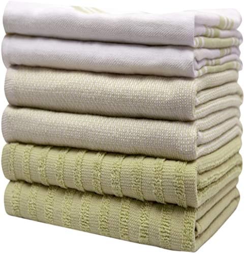Premium Kitchen Towels 6 Pack 100% Cotton 20"x28" Dish Towels - Image 6