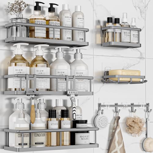 YASONIC Shower Caddy Adhesive, Rustproof Shower Organizer by YASONIC