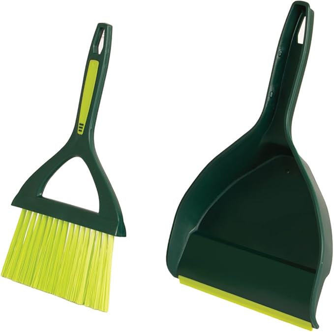 Pine-Sol Mini Dustpan and Brush Set | Nesting Snap-On Design | Portable - Image 4