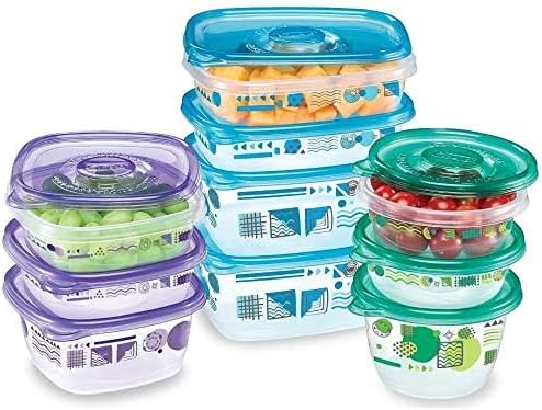 Glad GladWare MatchWare Food Storage Containers, 20 Piece Variety Pack - Image 6