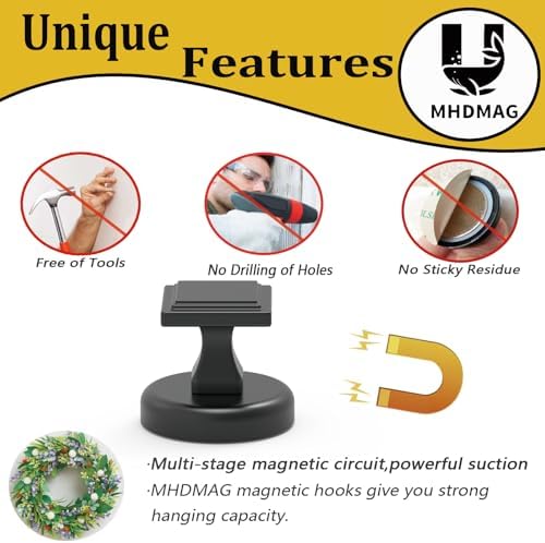 Magnetic Hooks Heavy Duty 140lbs - Image 5