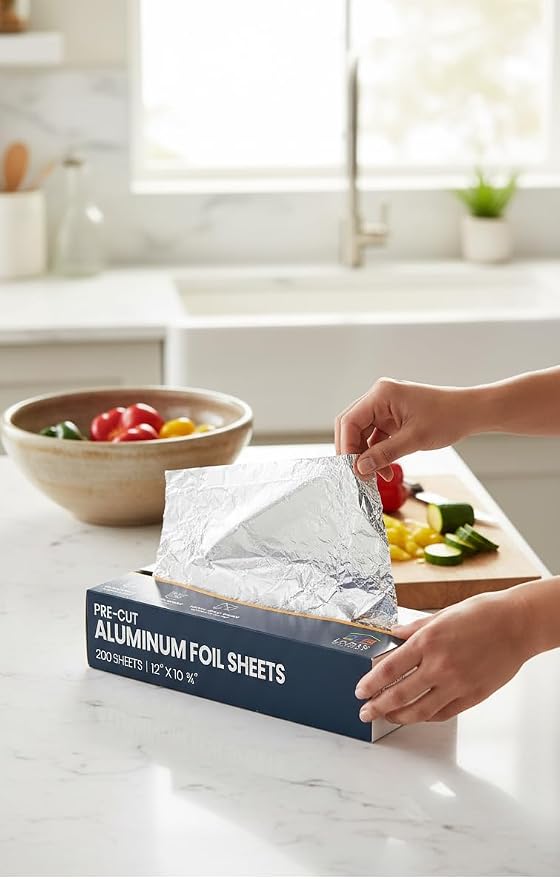 Pre-Cut Aluminum Foil Sheets 500 Count - Image 7