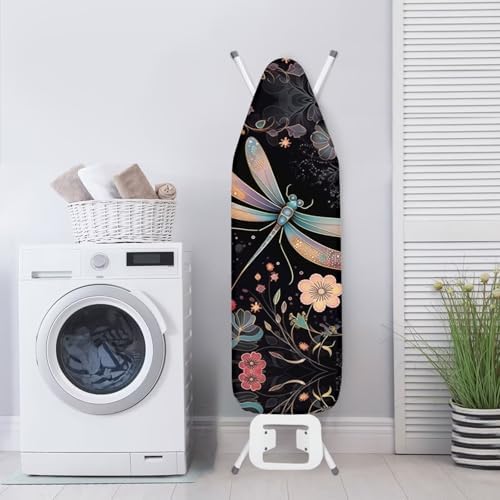 Dragonfly Ironing Board Cover and Pad 15x54 Inch Standard Ironing Board Cover - Image 4