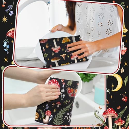Sunnyray 6 Pcs Kitchen Towels Dish Cloths Nature Modern Absorbent Hand Tea Wash - Image 6