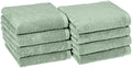 Amazon Basics Lightweight Quick-Dry Hand Towels, 100% Cotton, Seafoam Green by AmazonBasics