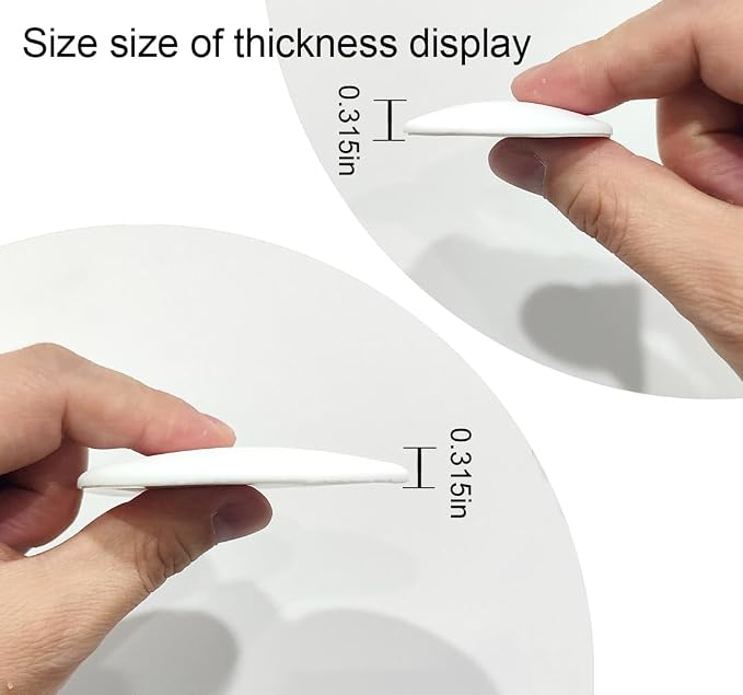 Door Stoppers Wall Potector for Door Knob Silicone Door 2" 6PCS | Silicone - Image 3