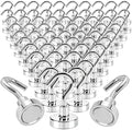50Pack Silver Magnetic Hooks, 0.63" Heavy Duty Hooks by Unknown