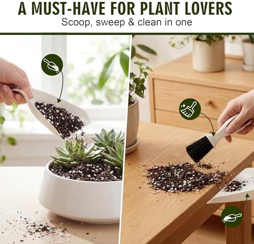 Enhon Mini Soil Scoop and Brush Set - Image 4