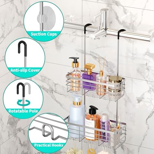 HapiRm Hanging Shower Caddy Organizer - Image 2