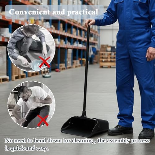 Standing Dustpan，Upright Commercial dust pan - Image 4