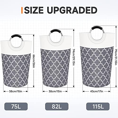 Fabspace Large Laundry Basket Laundry Hamper Bag Washing Bin Clothes Bag - Image 2