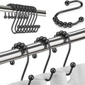 Silkfly Stainless Steel Shower Curtain Hooks, Rust Resistant Glide Hooks by Silkfly