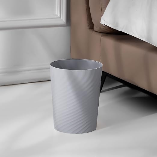 UUJOLY Plastic Small Bathroom Trash Can Wastebasket Garbage Can, Laundry Room - Image 2