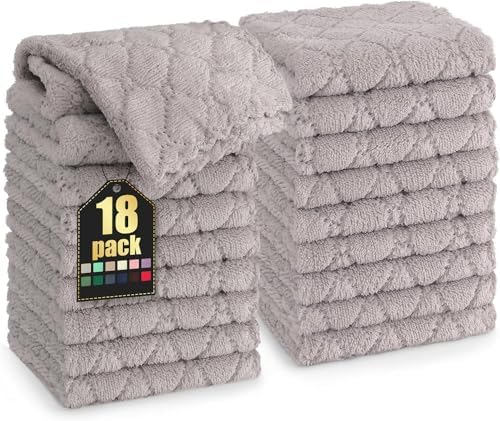 Homaxy 18 Pack Super Soft Absorbent Dish Cloths by Homaxy