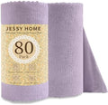 Jessy Home 80 Pack Microfiber Cleaning Cloth Roll Reusable Paper Towels 12"x12" by JessyHome
