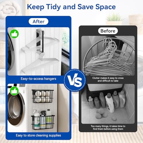 Laundry Room Organization and Storage Magnetic Dryer Ball Holder - Image 4