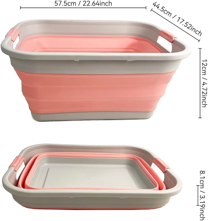 SAMMART 41L Collapsible Plastic Laundry Basket - Image 7