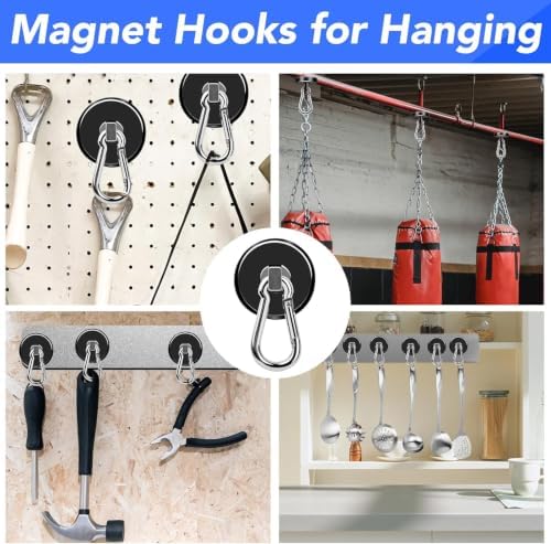 LOVIMAG Magnetic Hooks 150 LBS Strong Magnets Cruise 6Pack Magnet - Image 6
