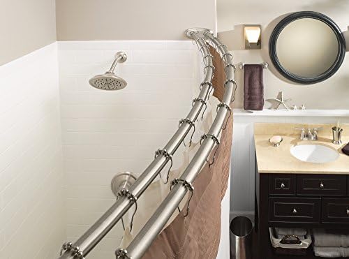 Moen SR2100BN Shower Curtain Rolling Rings, 12 per pack, Brushed Nickel - Image 3