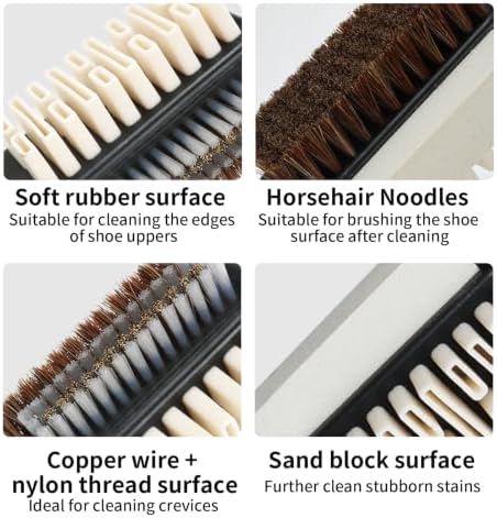 Suede&Nubuck 4-Way Leather Brush Cleaner Suede Brush - Image 4