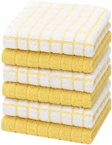 Bumble Dish Cloths, 100% Cotton Kitchen Towels by BumbleTowels