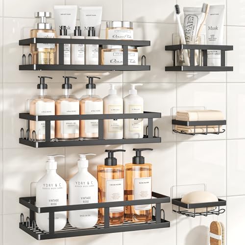 Youvip Black Shower Caddy, 6 Pack by YOUVIP