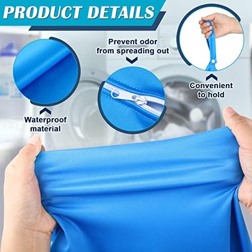 Shappy 2 Pack Wet Dry Bag Travel Laundry Waterproof, Laundry Style - Image 3