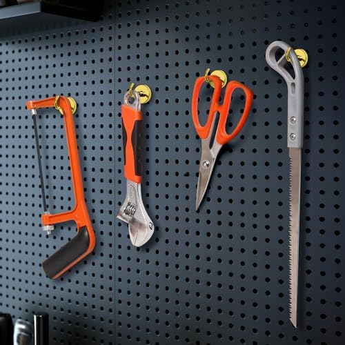 Grtard 6 Pcs Yellow Magnetic Hooks Heavy Duty, 85 LBS Strong Magnet Hooks - Image 6