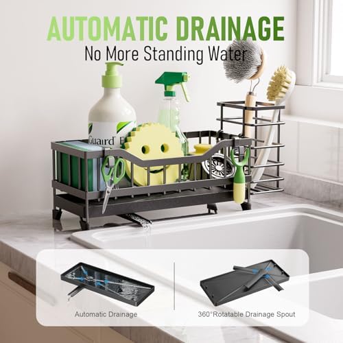 Sponge Holder for Kitchen Sink, Kitchen Sink Caddy - Image 3