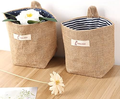 Hanging Basket, 6 Pack Wall Baskets, Wall Hanging Storage Bag - Image 6