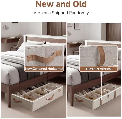 StorageWorks 2-Pack 24-Pair Under bed Shoe Storage Organizer - Image 5
