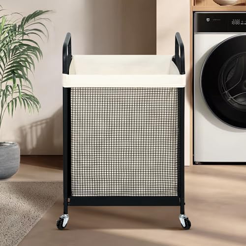STO STO Laundry Hamper, 90L Rolling Laundry Sorter Cart - Image 2