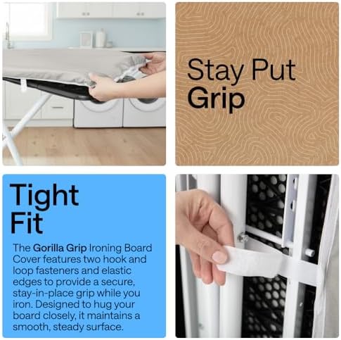 GORILLA GRIP Padded Ironing Board Cover - Image 3
