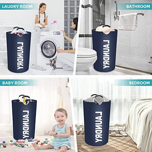 90L Large Laundry Basket, Dirty Clothes Waterproof Laundry Hamper - Image 6