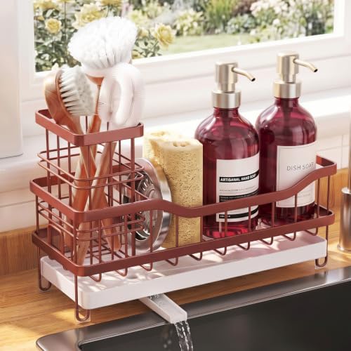 Sink Caddy, Sponge Holder for Kitchen Sink by AURIKAR