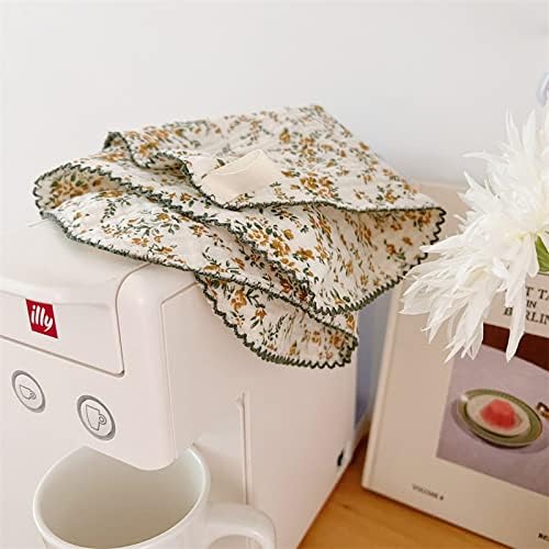 BuLuTu Vintage Floral Print Kitchen Tea Towels Dish Cloths Set - Image 5