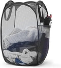 TECHMILLY Upgraded 105L Collapsible Mesh Pop Up Laundry Hamper by TECHMILLY