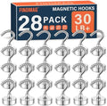 FINDMAG Magnet Hooks, 30LB+ Magnetic Hooks by FINDMAG