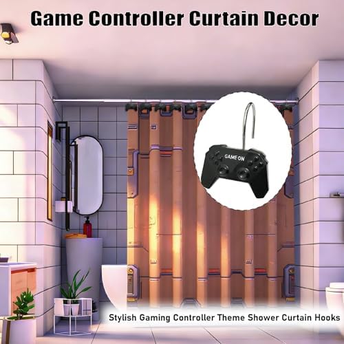 12 Pcs Game Theme Shower Curtain Hooks - Image 6
