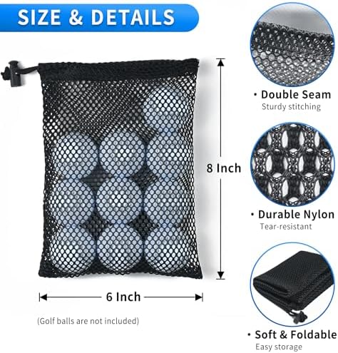 10 Pcs Mesh Drawstring Bag 6" x 8" - Image 3