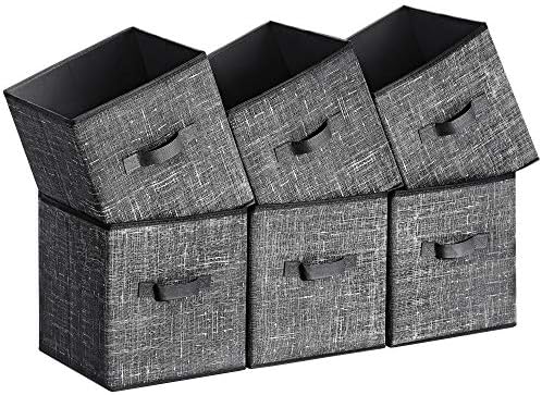 SONGMICS Storage Cubes, 11-Inch Foldable Closet Organizers by Unknown