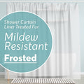 BigFoot Shower Curtain – 72 x 72 PEVA Heavy Duty Shower Curtain by BigFoot
