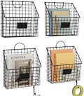 4 Packs Hanging Wall File Organizer by Yuzehuaza