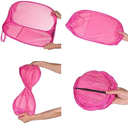 Deluxe Strong Mesh Pop up Laundry Hamper Basket - Image 3